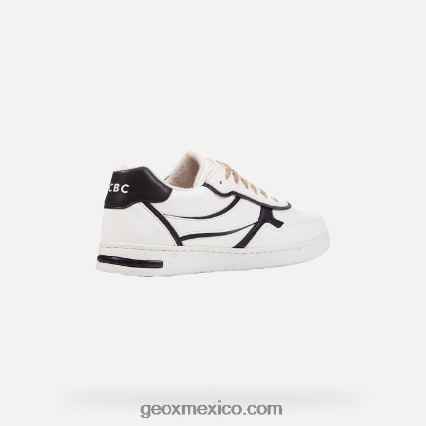 mujer jaysen blanco negro Geox L846PZ296