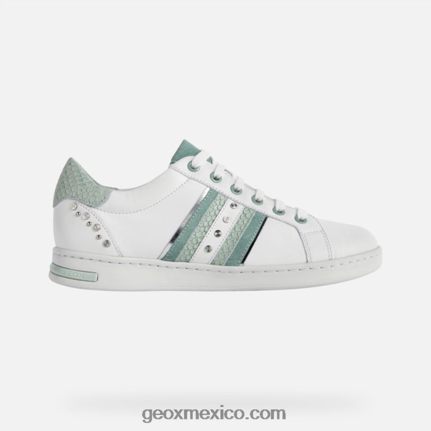 mujer jaysen blanco/verde claro Geox L846PZ318