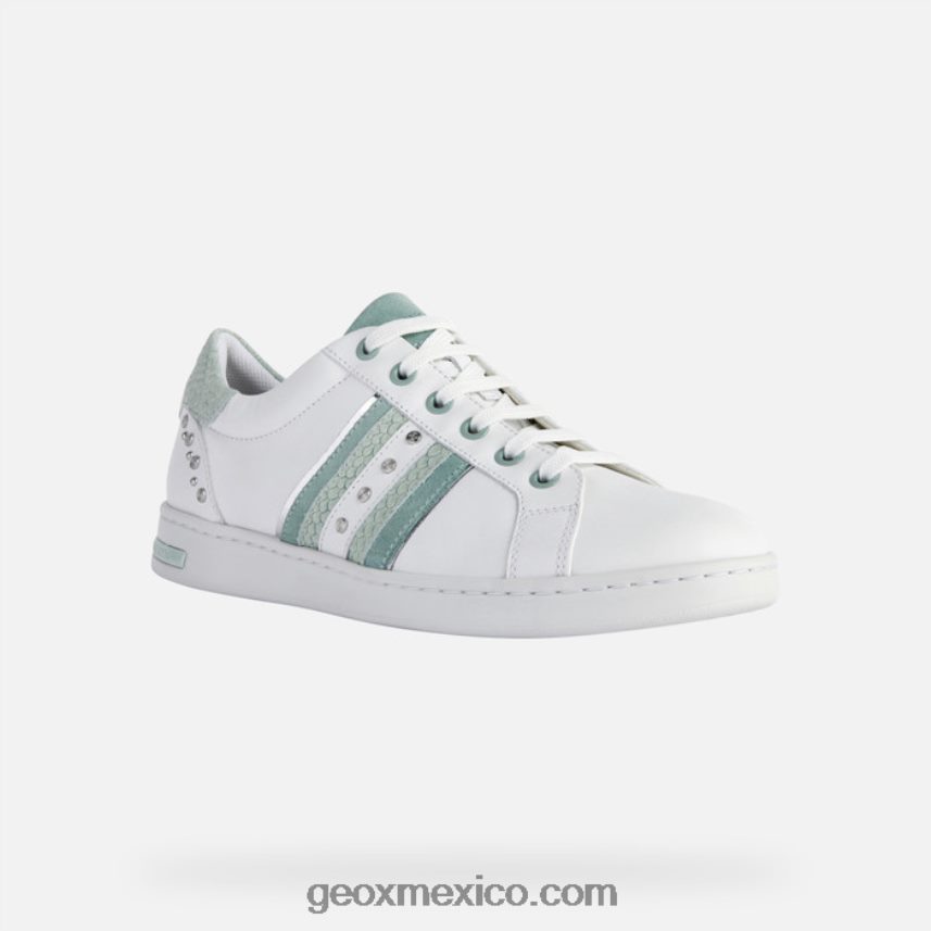 mujer jaysen blanco/verde claro Geox L846PZ318