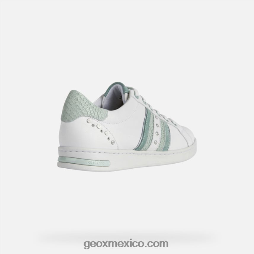 mujer jaysen blanco/verde claro Geox L846PZ318