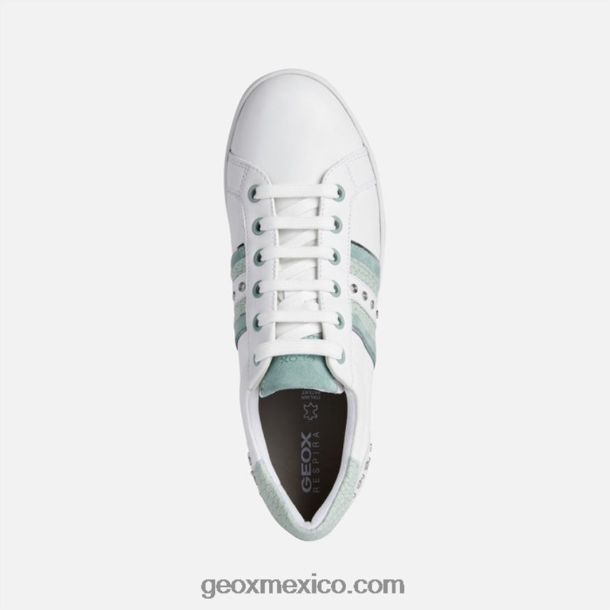 mujer jaysen blanco/verde claro Geox L846PZ318