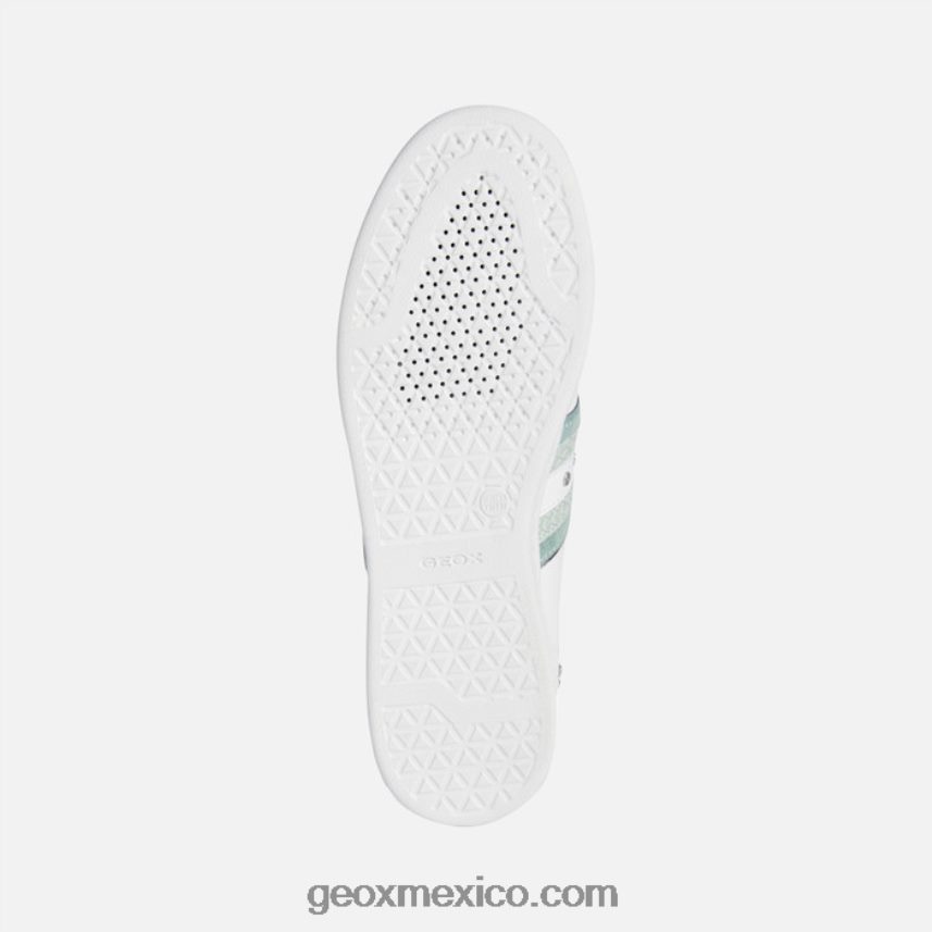 mujer jaysen blanco/verde claro Geox L846PZ318