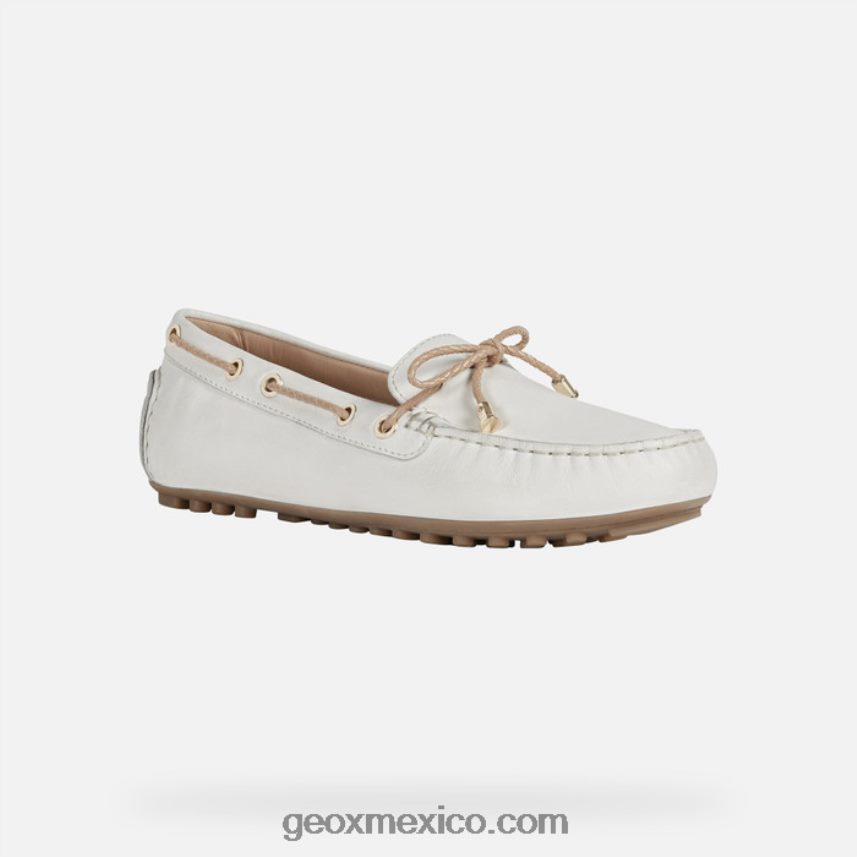 mujer leelyan blanco hueso/arena Geox L846PZ387