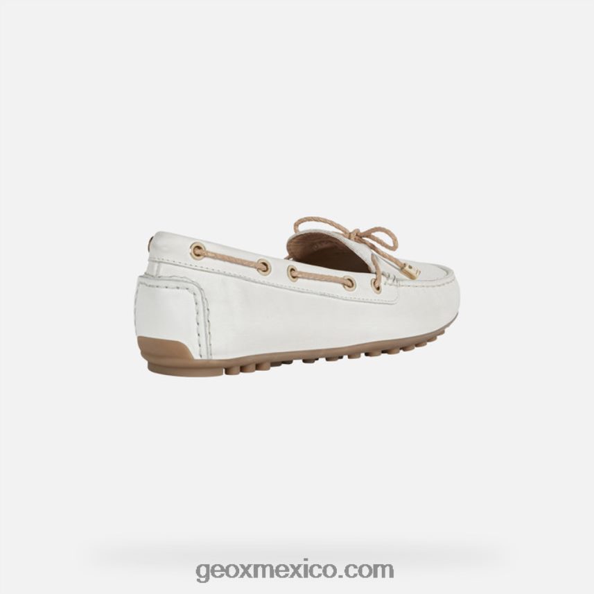 mujer leelyan blanco hueso/arena Geox L846PZ387