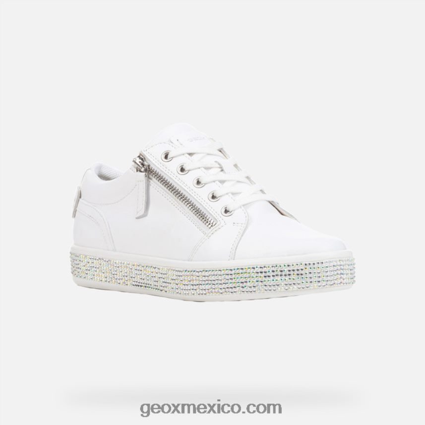 mujer lelu\ blanco Geox L846PZ392