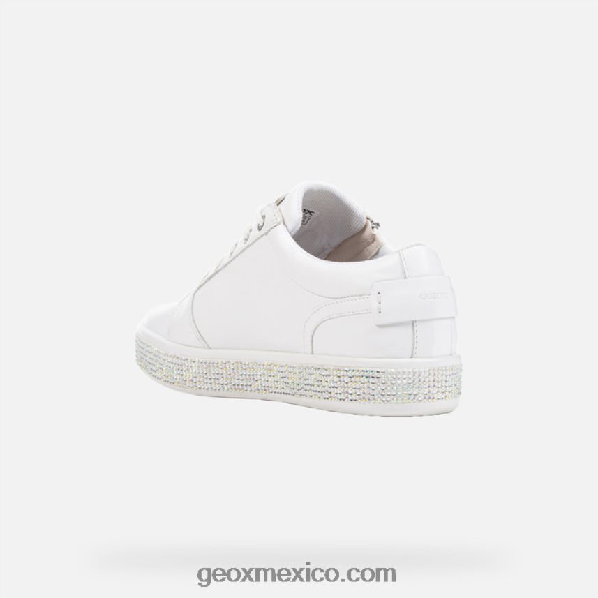 mujer lelu\ blanco Geox L846PZ392