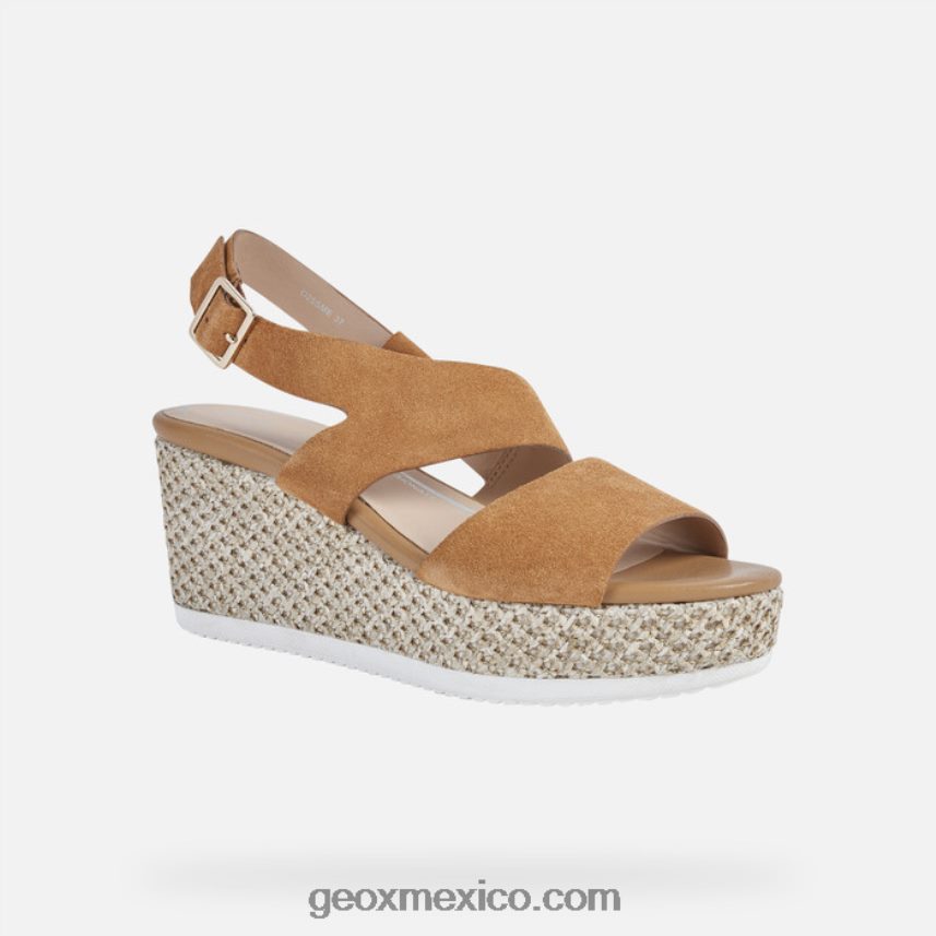 mujer lípari coñac Geox L846PZ534