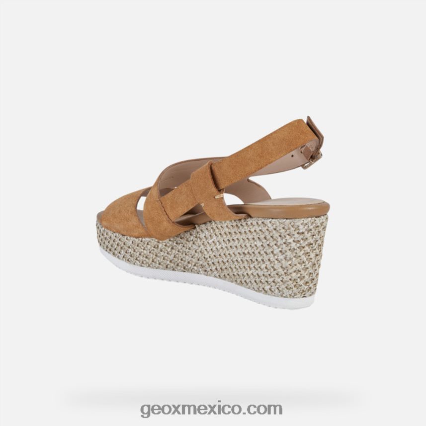 mujer lípari coñac Geox L846PZ534