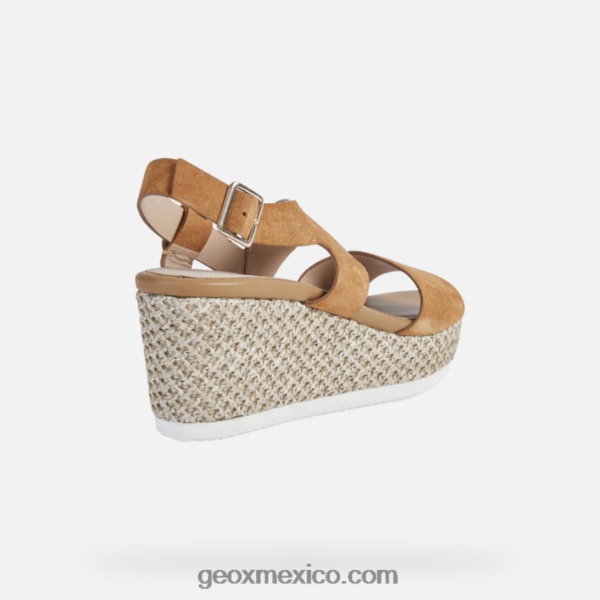 mujer lípari coñac Geox L846PZ534