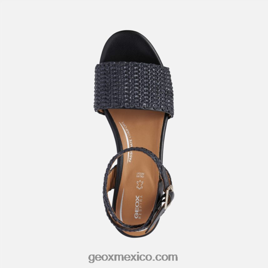 mujer lípari negro Geox L846PZ570