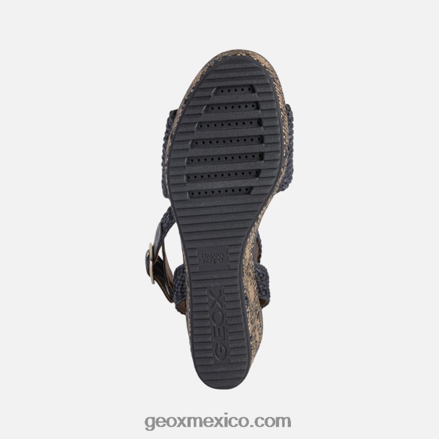 mujer lípari negro Geox L846PZ570