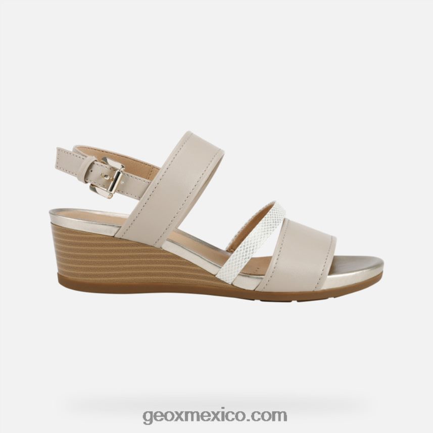 mujer marykarmen beige/oro claro Geox L846PZ542