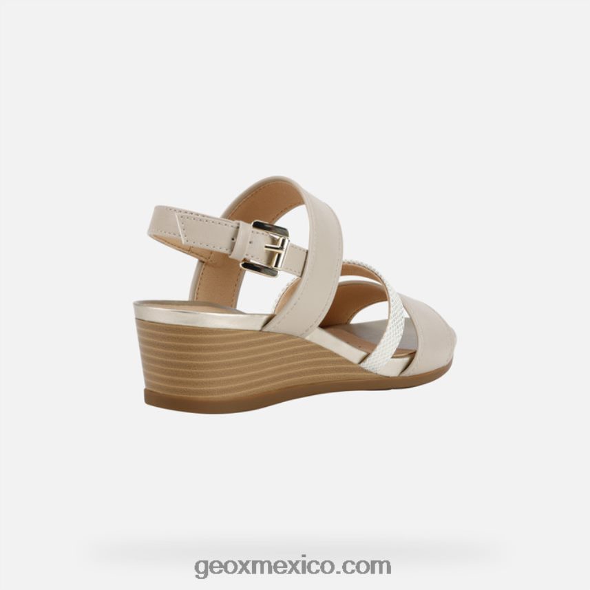mujer marykarmen beige/oro claro Geox L846PZ542