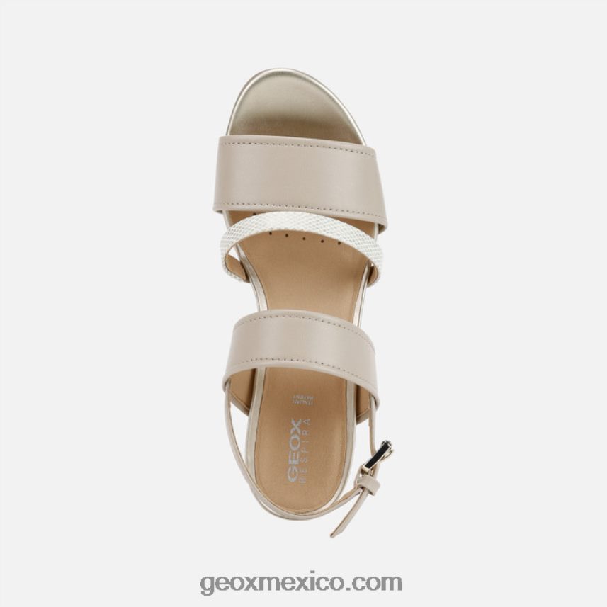 mujer marykarmen beige/oro claro Geox L846PZ542