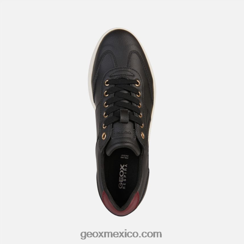 mujer meleda negro/burdeos oscuro Geox L846PZ254