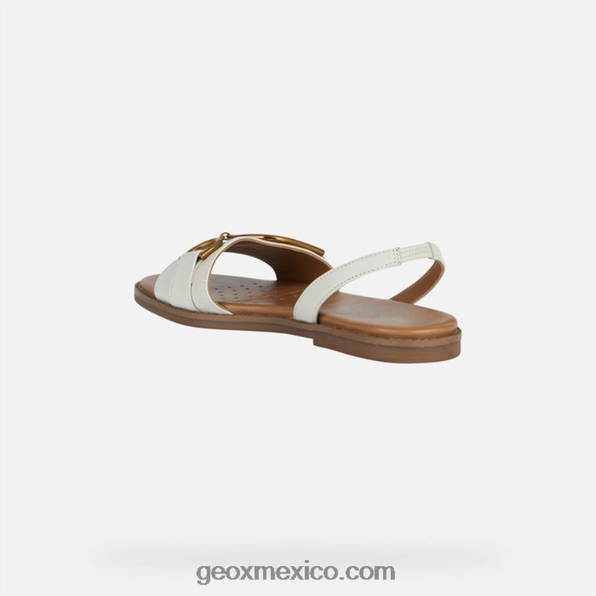 mujer naileen blanquecino Geox L846PZ150