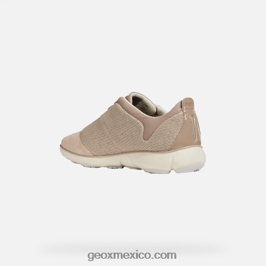 mujer nebulosa beige/crema Geox L846PZ324