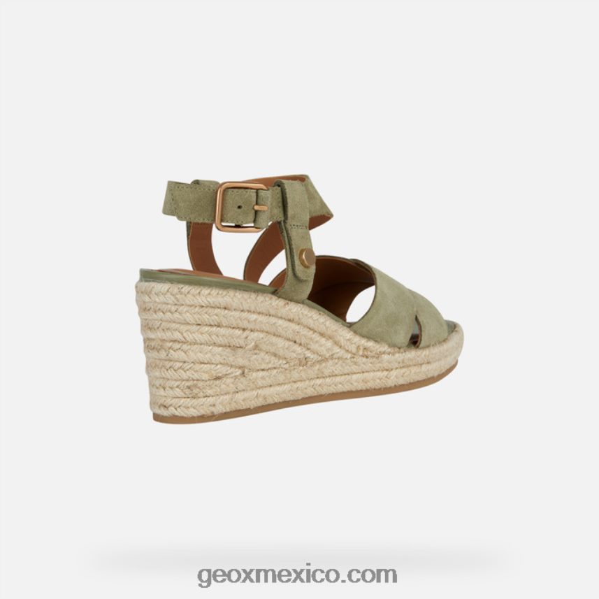 mujer panarea pistacho Geox L846PZ131