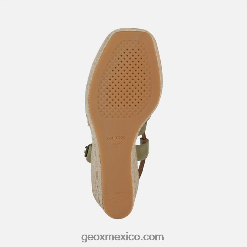 mujer panarea pistacho Geox L846PZ131