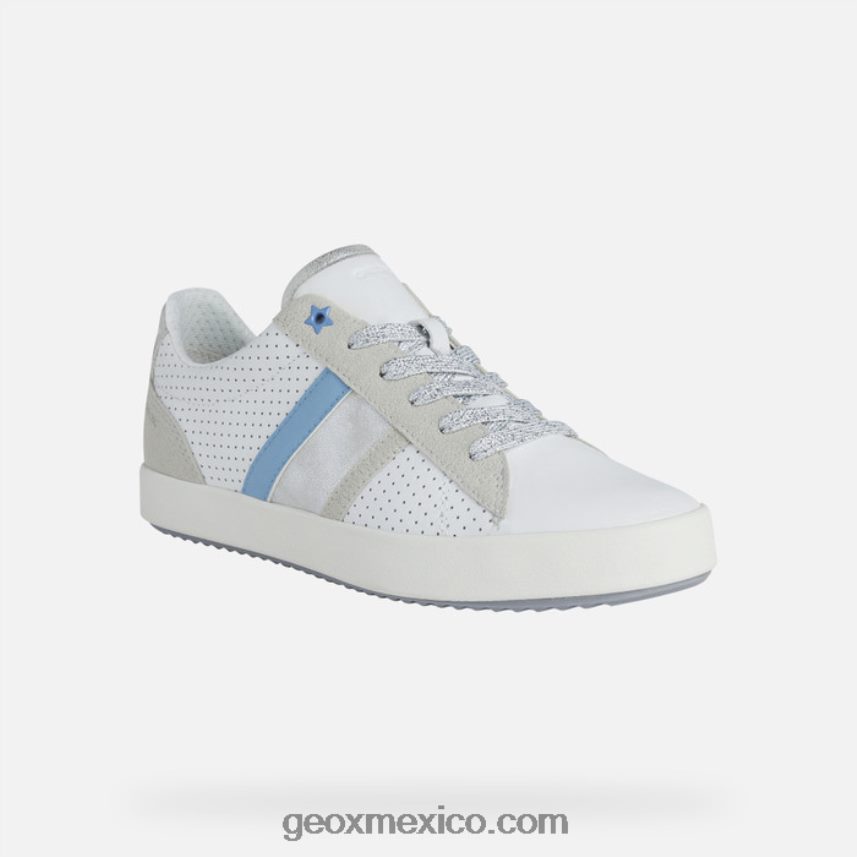 mujer rubia blanco/blanco hueso Geox L846PZ473