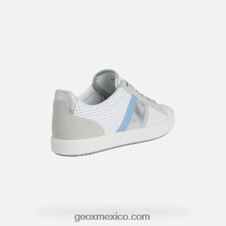 mujer rubia blanco/blanco hueso Geox L846PZ473