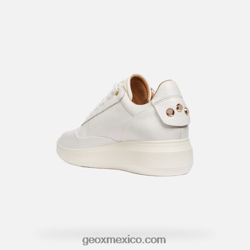 mujer rubidia blanco Geox L846PZ595