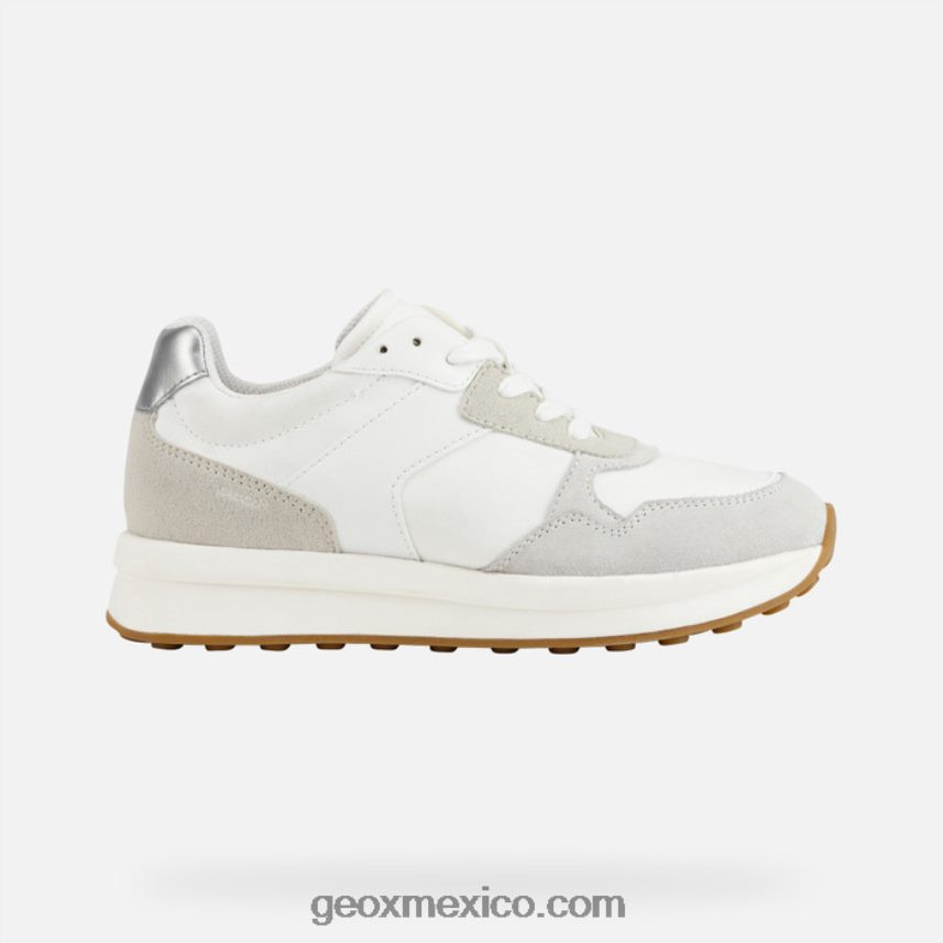 mujer runntix blanco/blanco hueso Geox L846PZ446