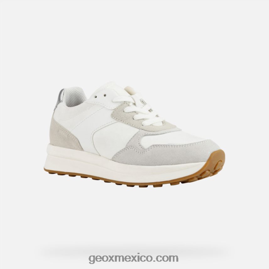 mujer runntix blanco/blanco hueso Geox L846PZ446