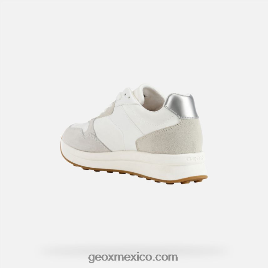mujer runntix blanco/blanco hueso Geox L846PZ446