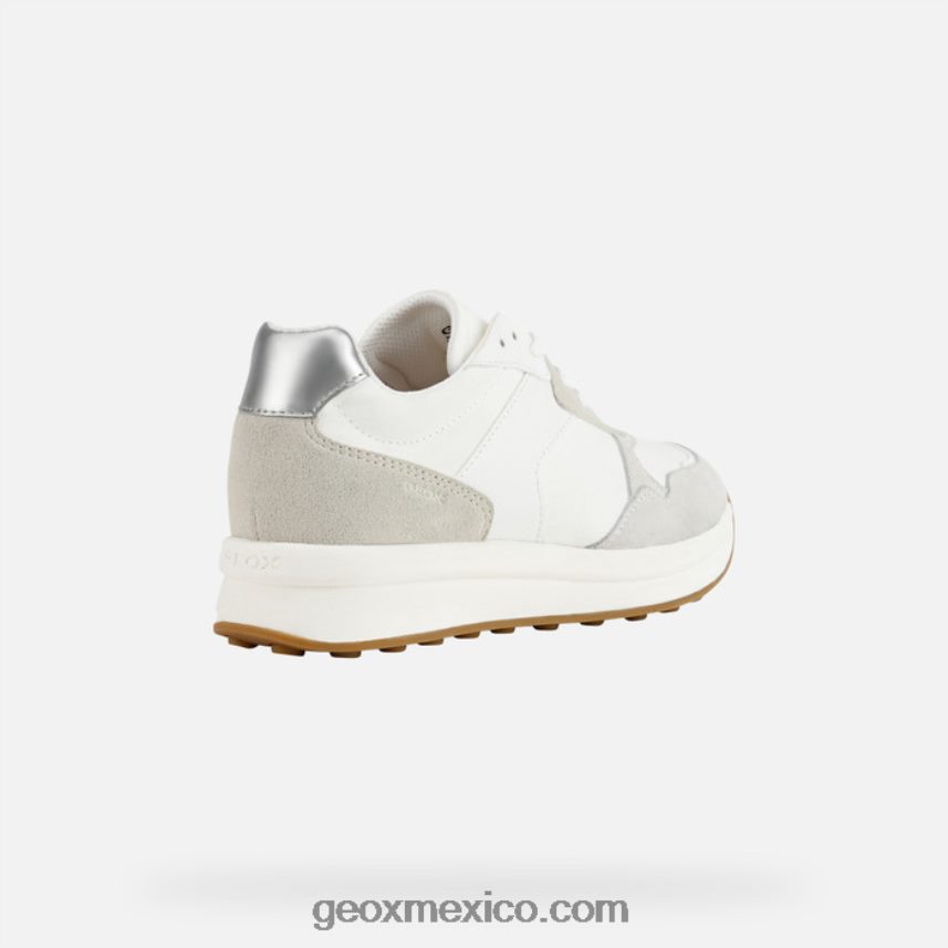 mujer runntix blanco/blanco hueso Geox L846PZ446