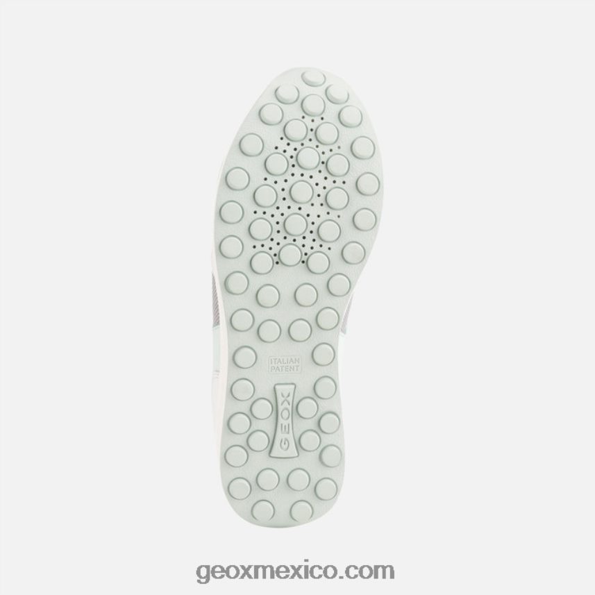 mujer runntix gris claro/blanco Geox L846PZ348