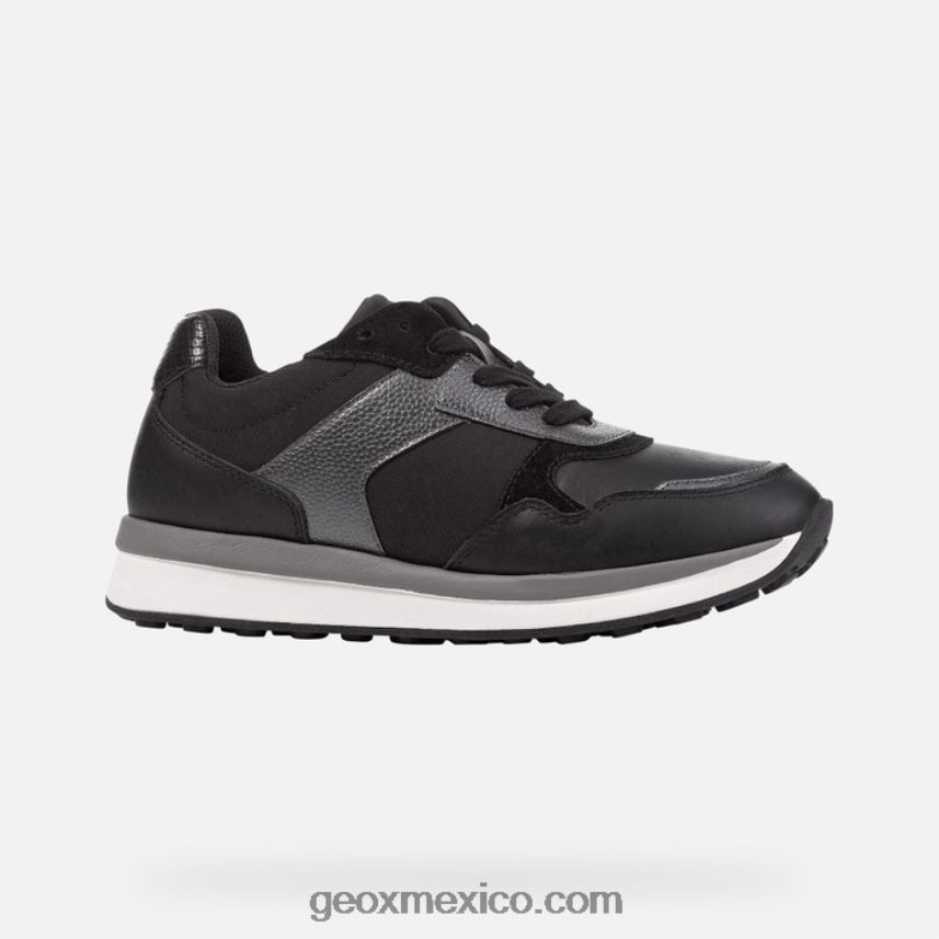mujer runntix negro Geox L846PZ248