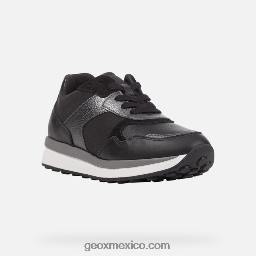 mujer runntix negro Geox L846PZ248