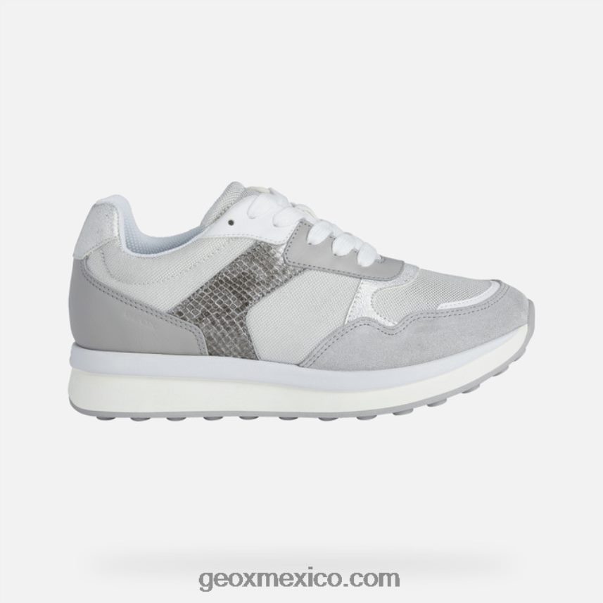 mujer runntix plata/gris claro Geox L846PZ381