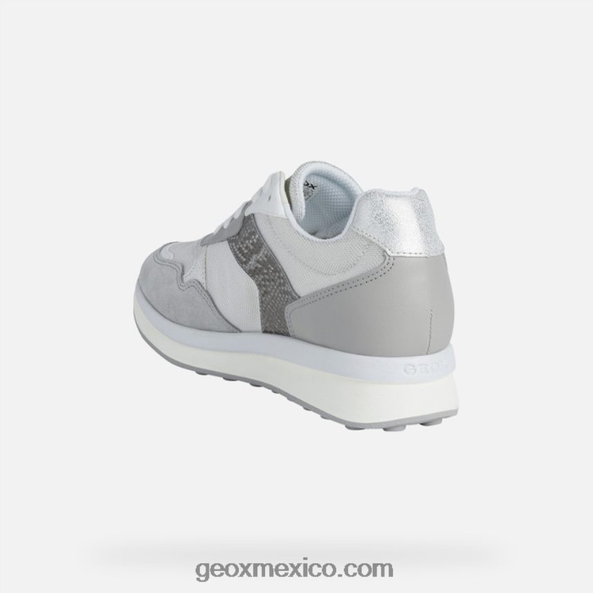 mujer runntix plata/gris claro Geox L846PZ381