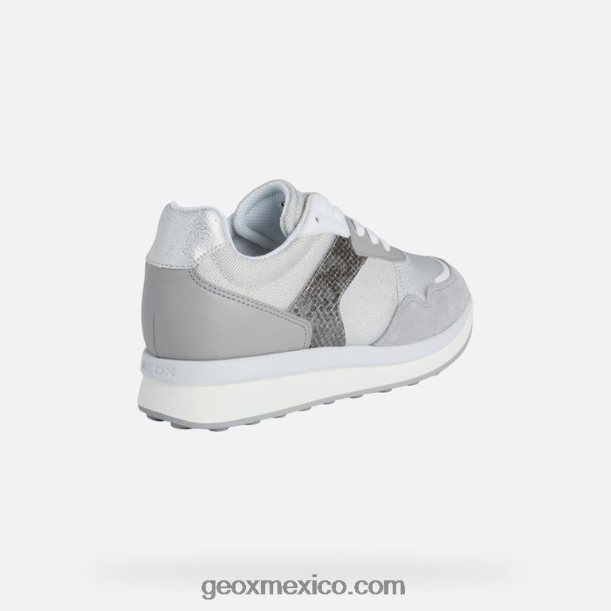 mujer runntix plata/gris claro Geox L846PZ381