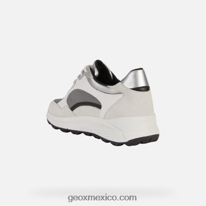 mujer sferica 4x4 abx blanco hueso/gris oscuro Geox L846PZ194