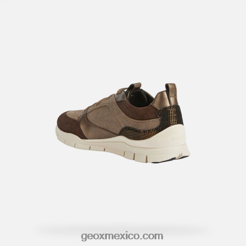 mujer sukie café/beige oscuro Geox L846PZ294
