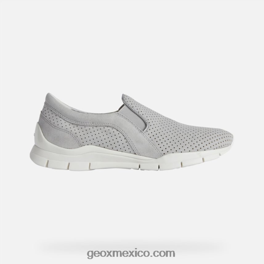 mujer sukie gris claro Geox L846PZ1728