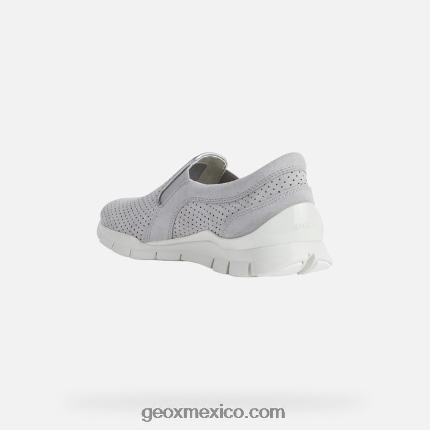 mujer sukie gris claro Geox L846PZ1728