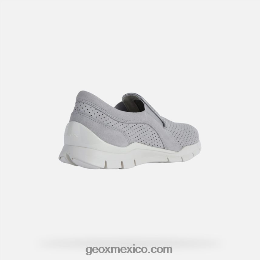 mujer sukie gris claro Geox L846PZ1728