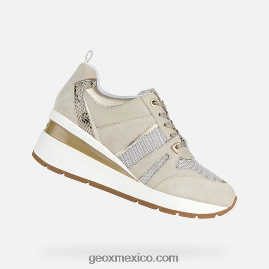 mujer zosma marrón claro Geox L846PZ184