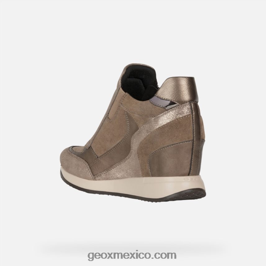 nydame mujer beige obscuro Geox L846PZ589