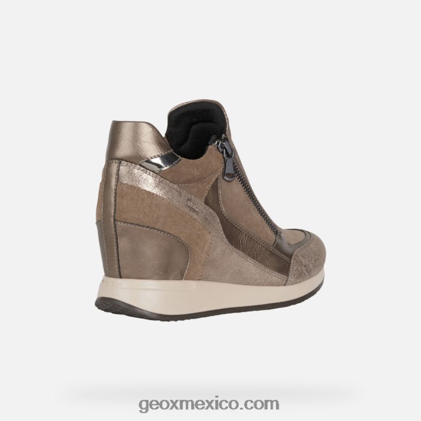 nydame mujer beige obscuro Geox L846PZ589