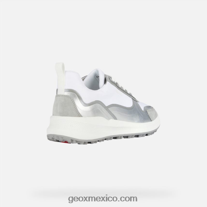 pg1x mujer gris claro/blanco Geox L846PZ1700