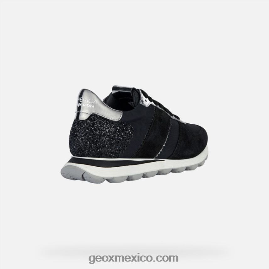 sferica vseries mujer negro/pistola Geox L846PZ1659