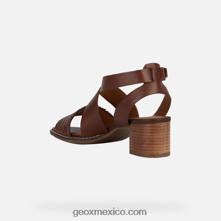 sozy mid mujer marrón Geox L846PZ137