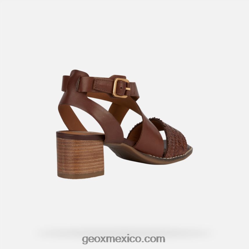 sozy mid mujer marrón Geox L846PZ137