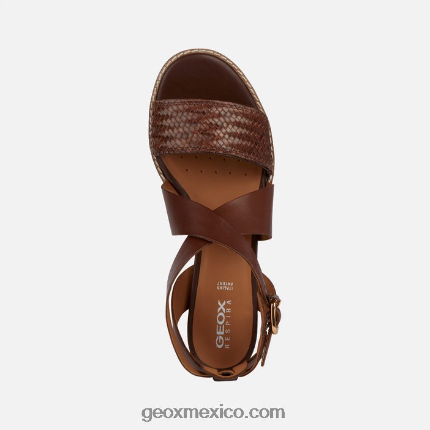 sozy mid mujer marrón Geox L846PZ137