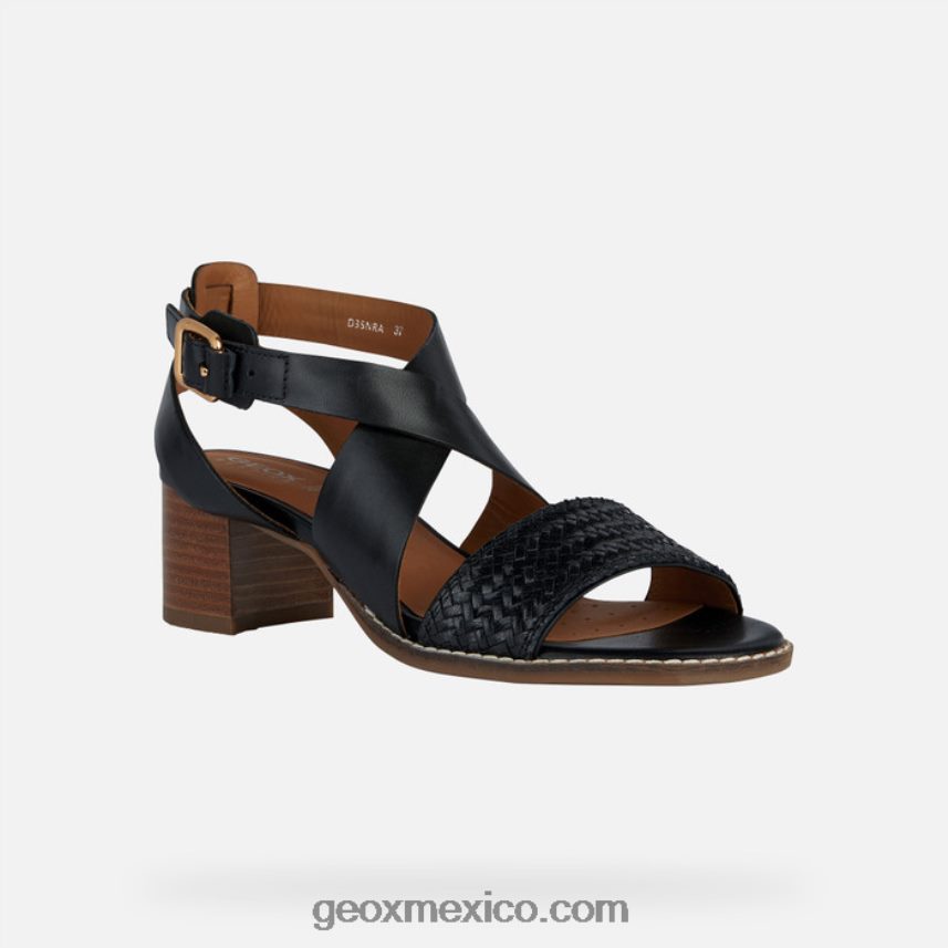 sozy mid mujer negro Geox L846PZ138